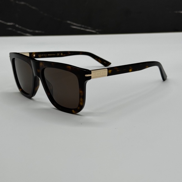 NEW GG1502S 002 GUCCI SQUARE HAVANA BROWN UNISEX SUNGLASSES GUCCI - Picture 6 of 13